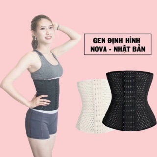 (11) gen nịt bụng định hình có chốt cài sử dụng tiện lợi
