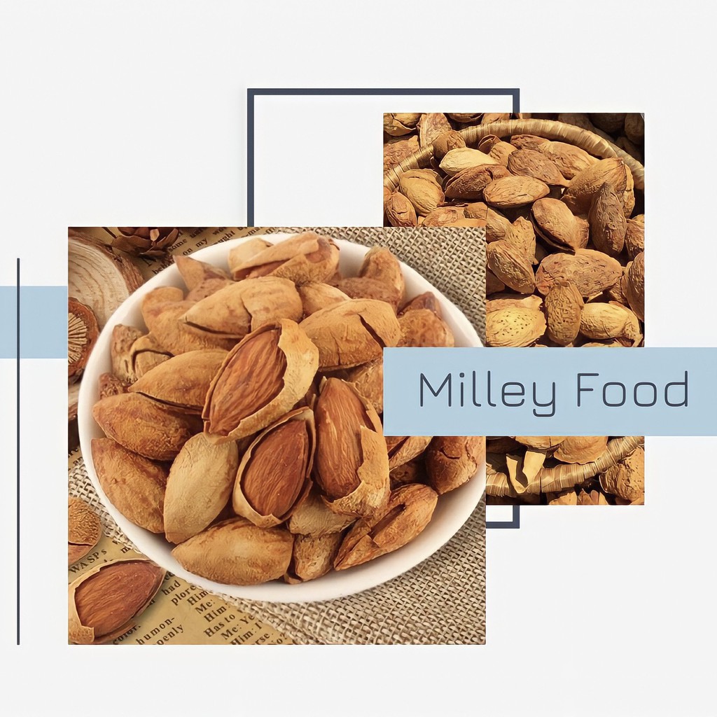 Hạnh nhân rang bơ vỏ mỏng - Đặc sản Đà Lạt - Hủ 500gr