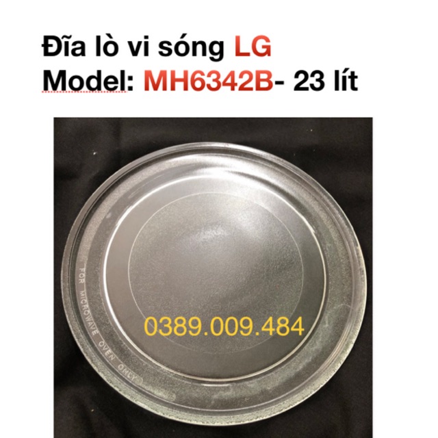 Đĩa lò vi sóng LG 23 lít model MH6342B chính hãng