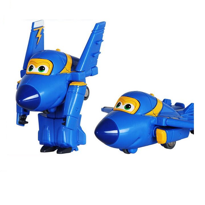 Super wings đội bay siêu đẳng mô hình máy bay Jerome cuồng phong mini và robot cỡ lớn