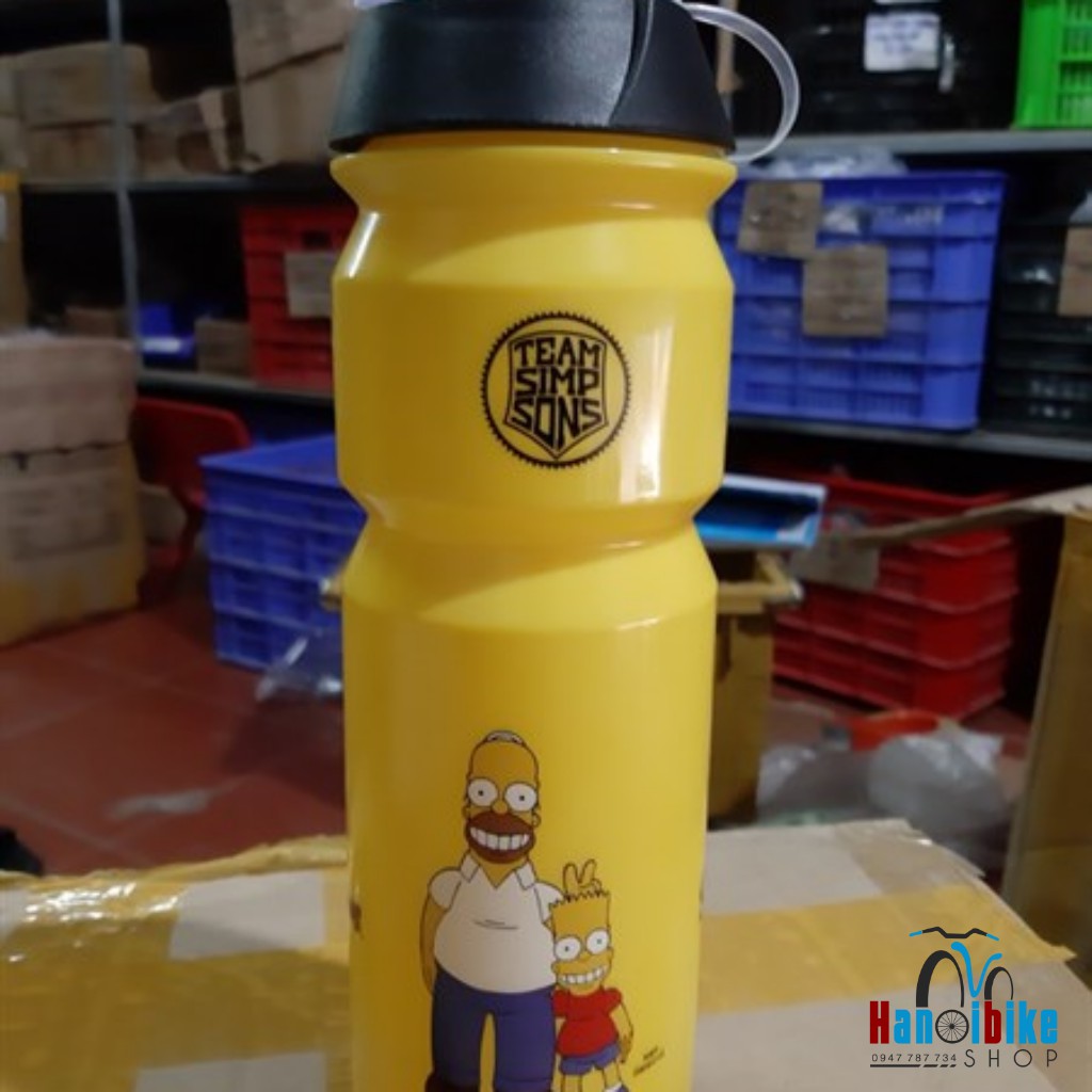 Bình nước xe đạp tacx team Simson màu Vàng
