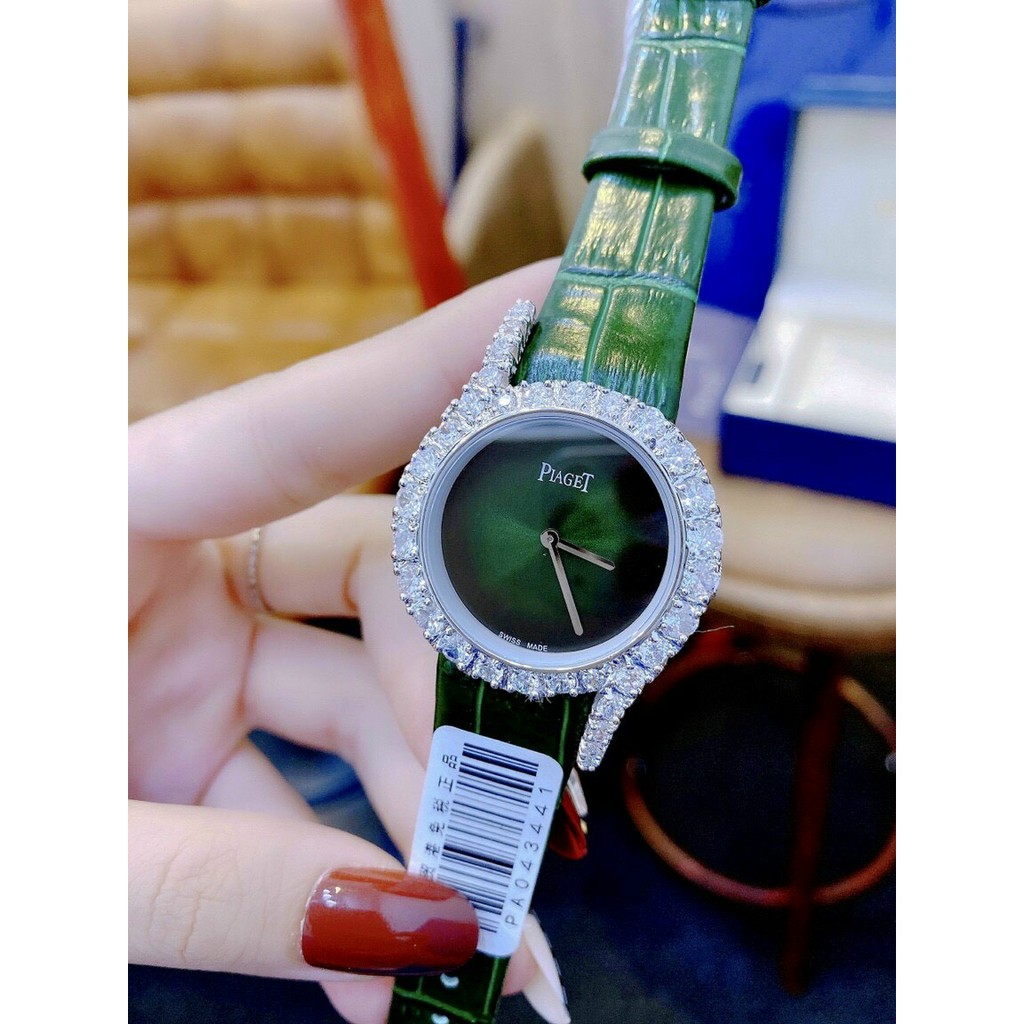 Đồng hồ nữ PIAGET nữ mặt đá swarovki dây da Cao Cấp