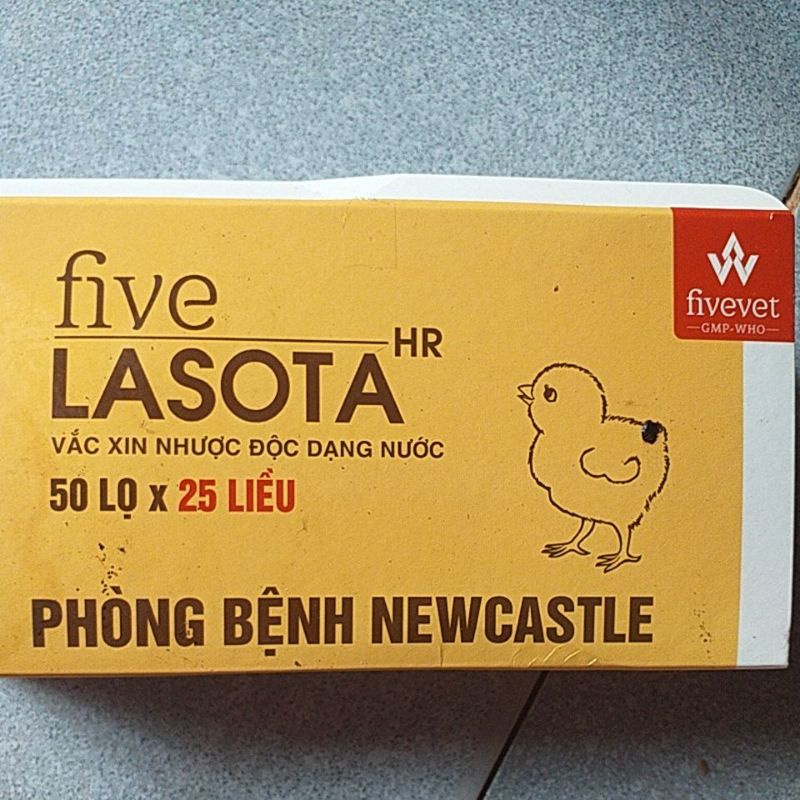 Vaxcin lasota  chịu nhiệt cho gà chim gà đá chọi phòng niu cát sơn, phòng gà rù, gà dễ nuôi hơn