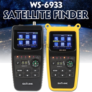 Thiết bị dò sóng vệ tinh kỹ thuật số cho tv ws-6933 dvb-s2 fta cku satlink ws-6933 dvb-s2 fta cku band digital lcd satellite finder signal meter eu plug