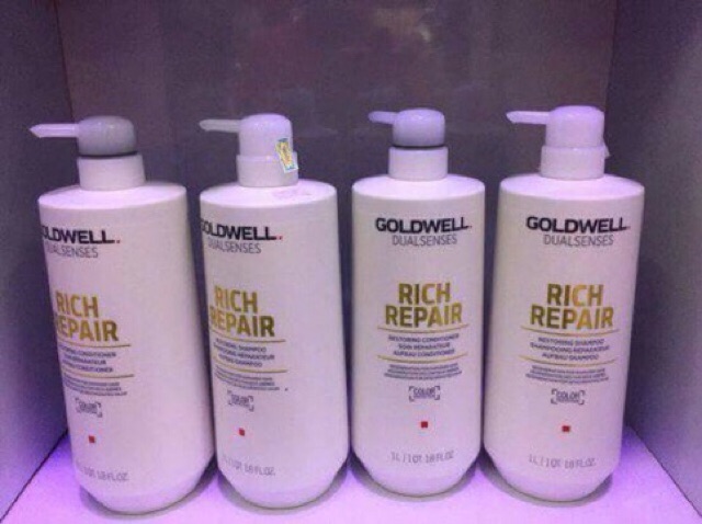 Gội xả GOLDWELL RICH REPAIR 1000ml