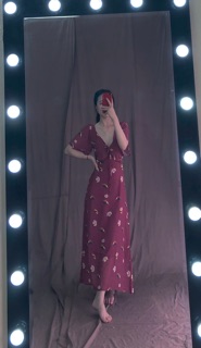 Đầm maxi hoa
