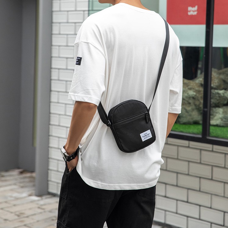 Túi đeo chéo basic messenger mini bag thời trang nam nữ unisex nhật bản TD40 | BigBuy360 - bigbuy360.vn