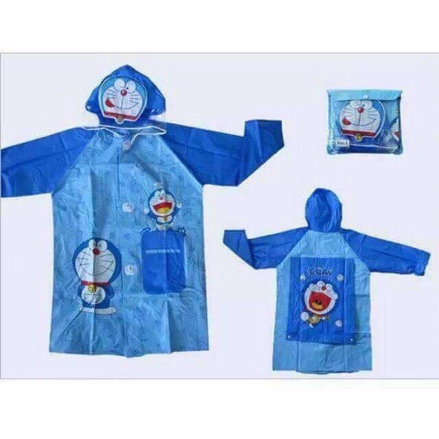 Áo mưa cho bé hình Doraemon , Kitty