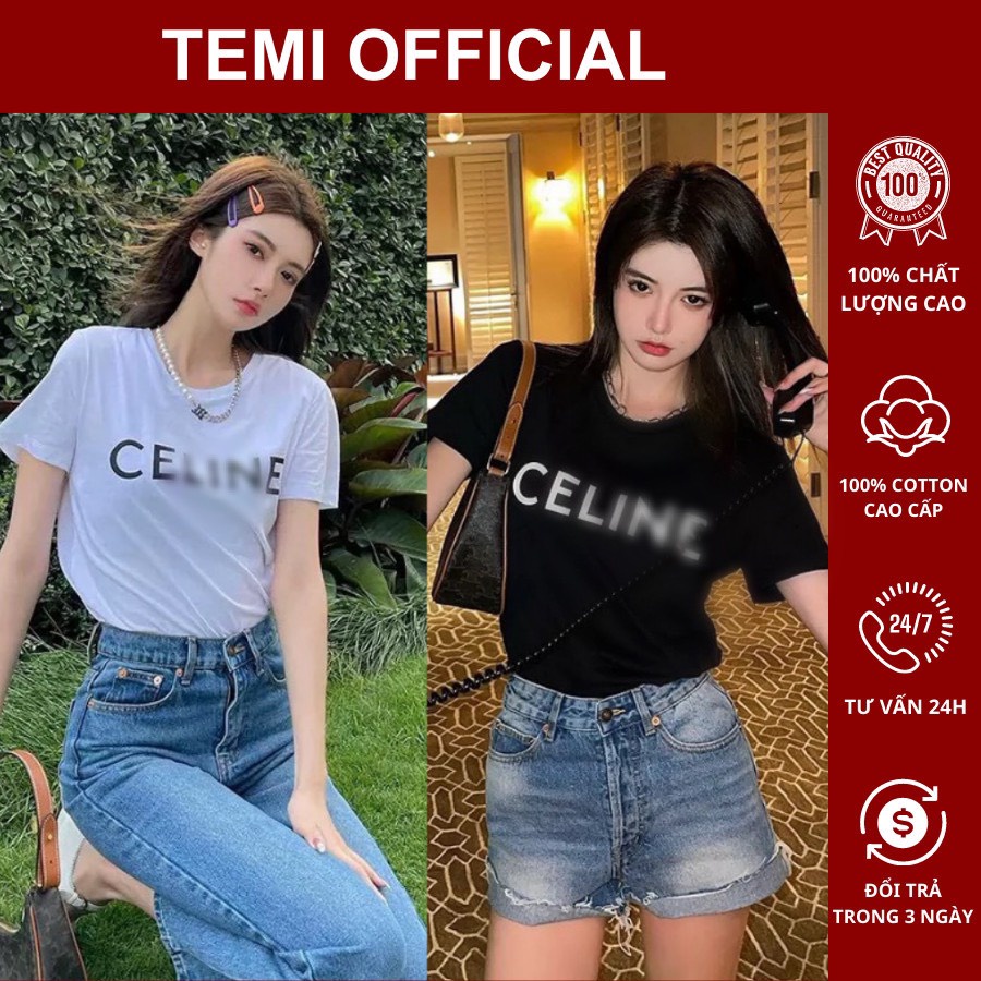 Áo thun tay lỡ Celi Unisex Local Brand Temi, phông hoạ tiết nam nữ tay lỡ oversize form rộng, chất 100% cotton cao cấp