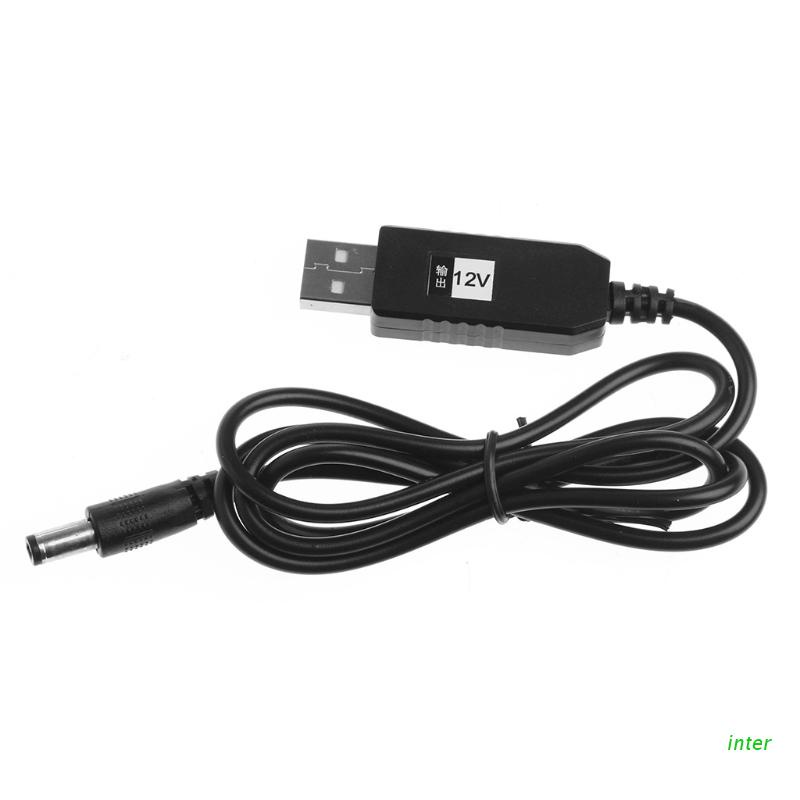 Dây cáp tăng áp USB DC 5V sang DC 12V 2.1x5.5mm