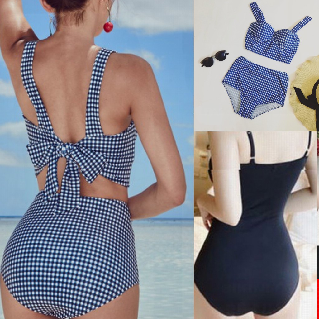 Set Đồ bơi tập bơi bikini tắm biển nữ rời phong cách hàn quốc 2019 ( có sẵn XL ) | BigBuy360 - bigbuy360.vn