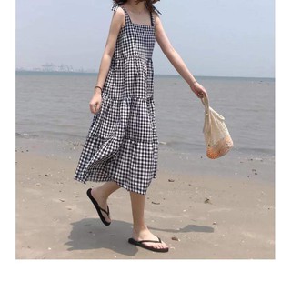 [Có Sẵn] SET VÁY CARO - SET VÁY BẠN THÂN - set hai váy (ảnh thật)