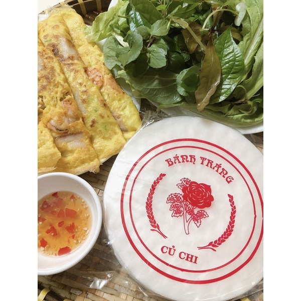 Bán/buôn sỉ Bánh tráng Củ Chi mỏng-dẻo gói 500g hàng xuất khẩu loại 1