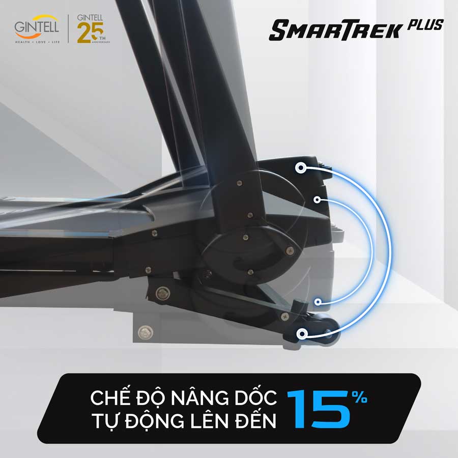 Máy Chạy Bộ GINTELL SmarTREK PLUS + 1 Năm Bảo Hành Chính Hãng