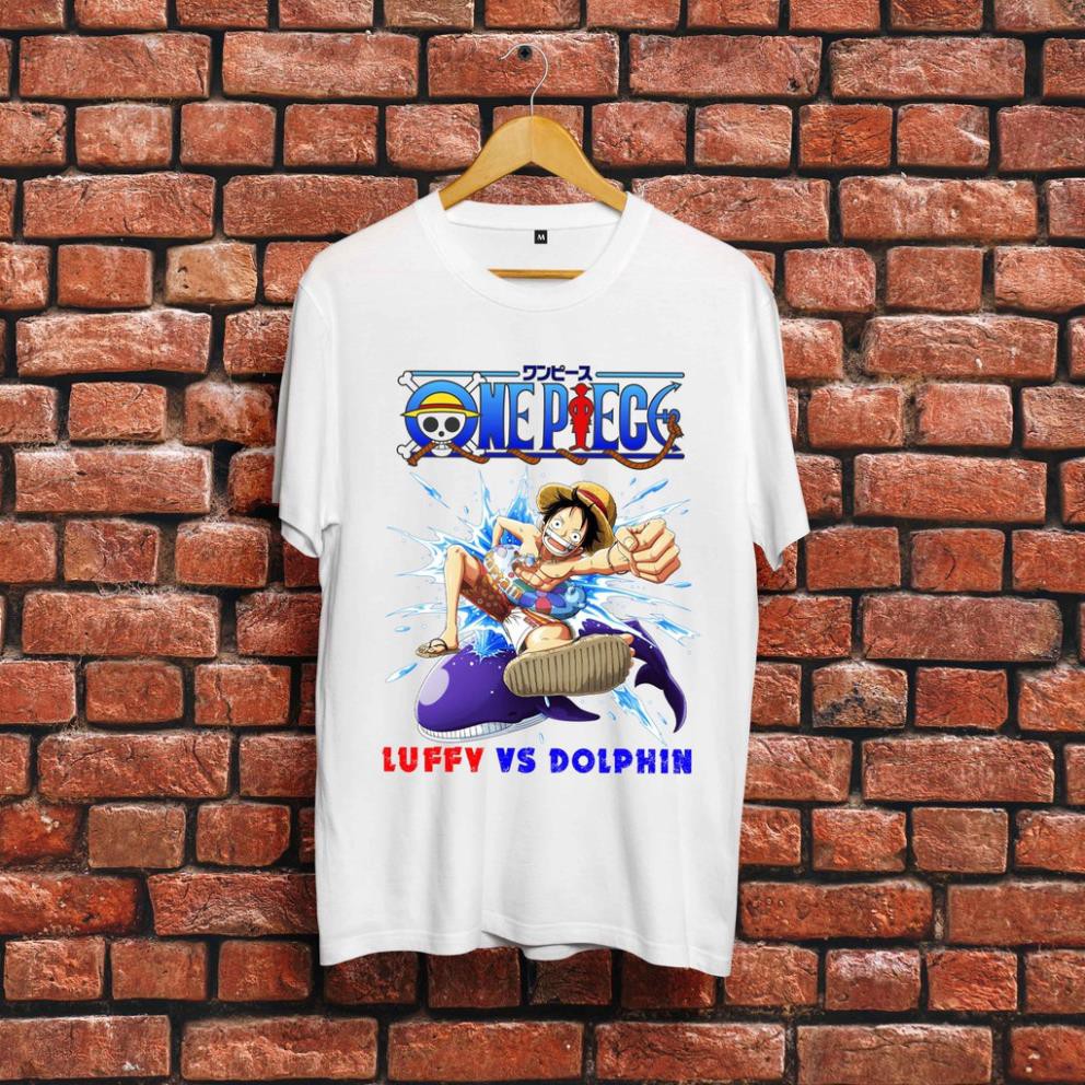 Áo Thun Anime Manga - One Piece - Monkey D. Luffy dễ thương phong cách cá tính - cực chất và đẹp - MDK-4414