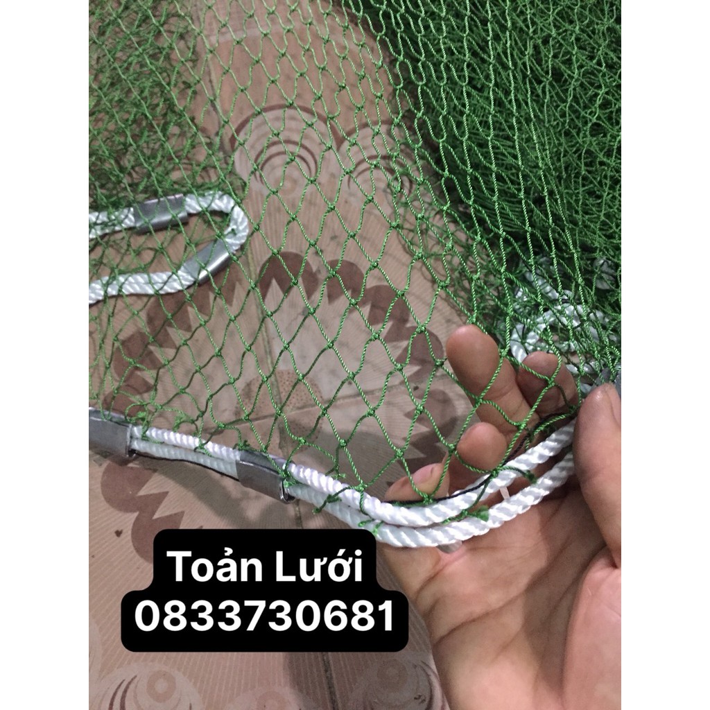 Lưới quét cá-Lưới vét cá-sợi dù mắt lưới 4cm cao 2,5m dài 10m 15m 20m ,Túi dài 5m nhận đặt lưới theo nhu cầu