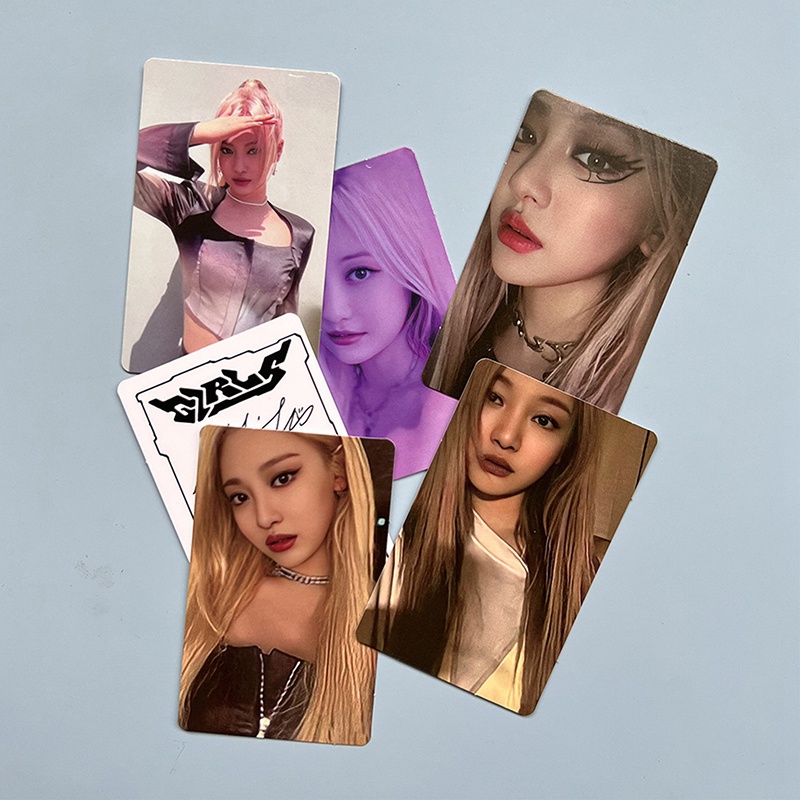 Set 5 Tấm Thẻ Ảnh Lomo Các Thành Viên Nhóm Nhạc Kpop Aespa