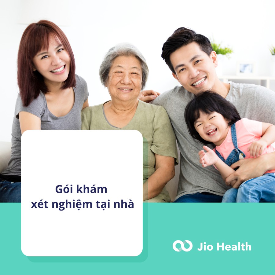 Hồ Chí Minh [Evoucher] - Jio Health - Gói Xét nghiệm và Thăm khám tổng quát tại nhà
