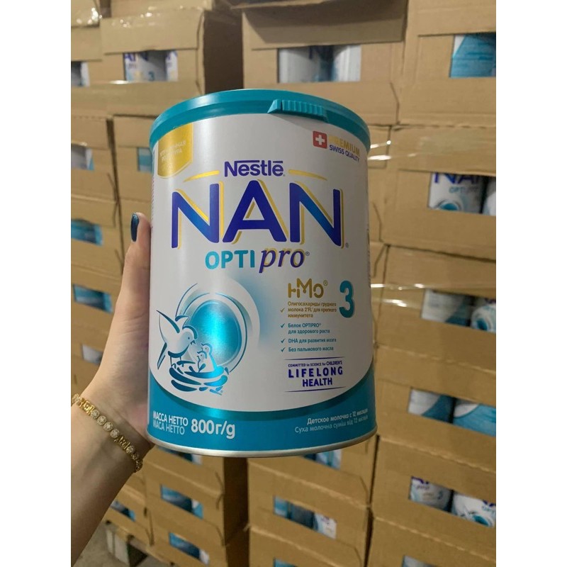 [Mẫu Mới ]Sữa NAN NGA 800gr đủ số 1,2,3,4 (date 2023)