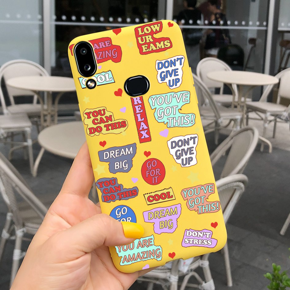 Ốp điện thoại in họa tiết dễ thương cho Samsung Galaxy A10s A10 2019 SM-A105M SM-A107F