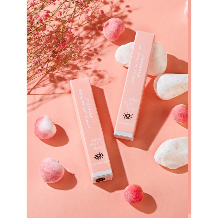 MASCARA SIÊU VI ĐÀO CAM 56437 PEACH KISSBEAUTY long lasting eyemakeup nội địa chuốt mi dài cong mi sỉ tốt NGỰA BEAUTY | BigBuy360 - bigbuy360.vn