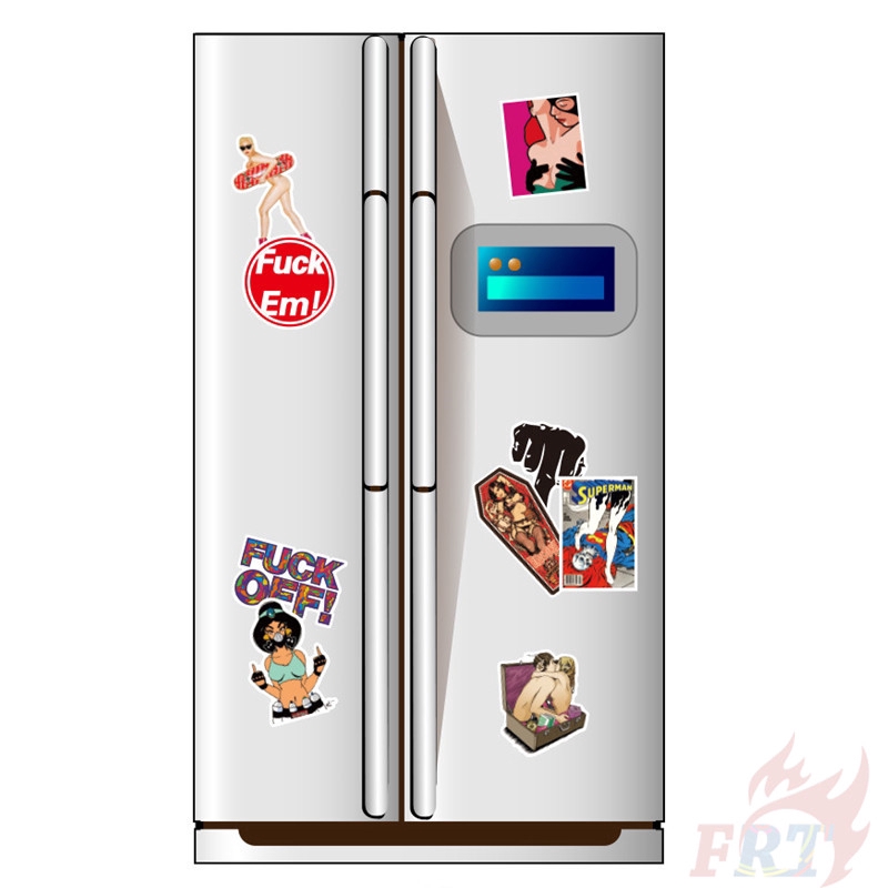 ❉ Sexy Beauty - Series 09 Kuso Giấy và decal dán tường ❉ 52Pcs/Set Punk Mixed Luggage Laptop Skateboard Doodle Stickers