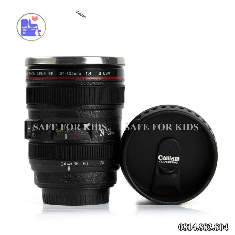 Cốc Giữ Nhiệt Cà Phê Hình Ống Kính Lens Máy Ảnh