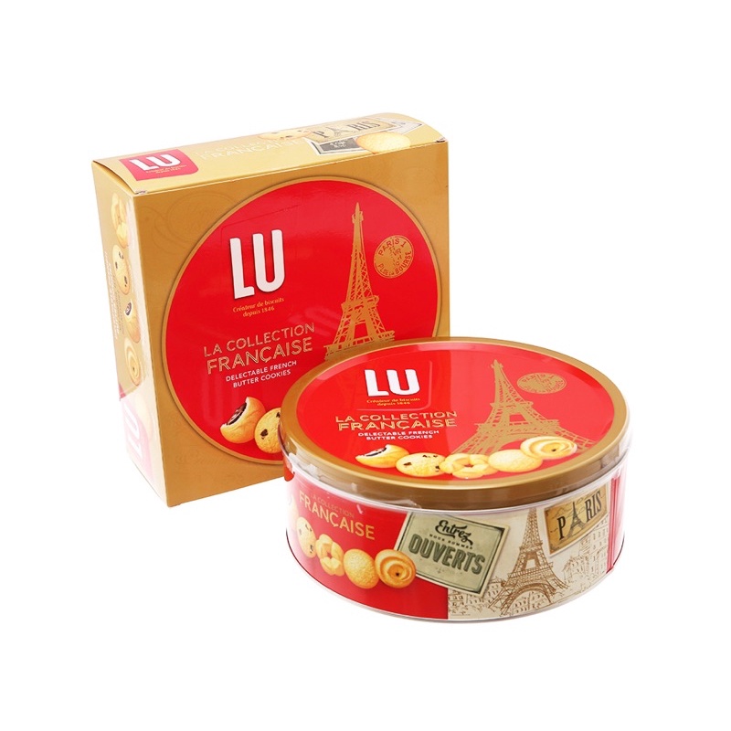 Bánh quy bơ Pháp LU - hộp thiếc đầy đủ các size ( 708g-540g-310g)