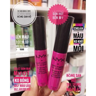 Son dạng kem NYX Soft Matte Lip Cream #SMLC07 Addis Ababa 7.6g