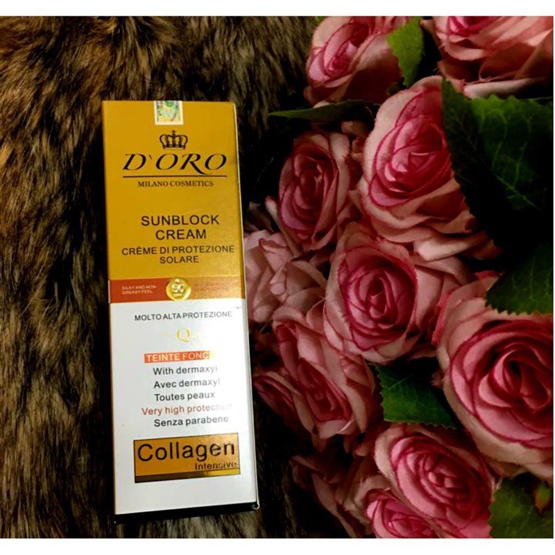  Kem chống nắng cao cấp Italia D'oro Collagen SPF 50/PA+++ 50ml | BigBuy360 - bigbuy360.vn