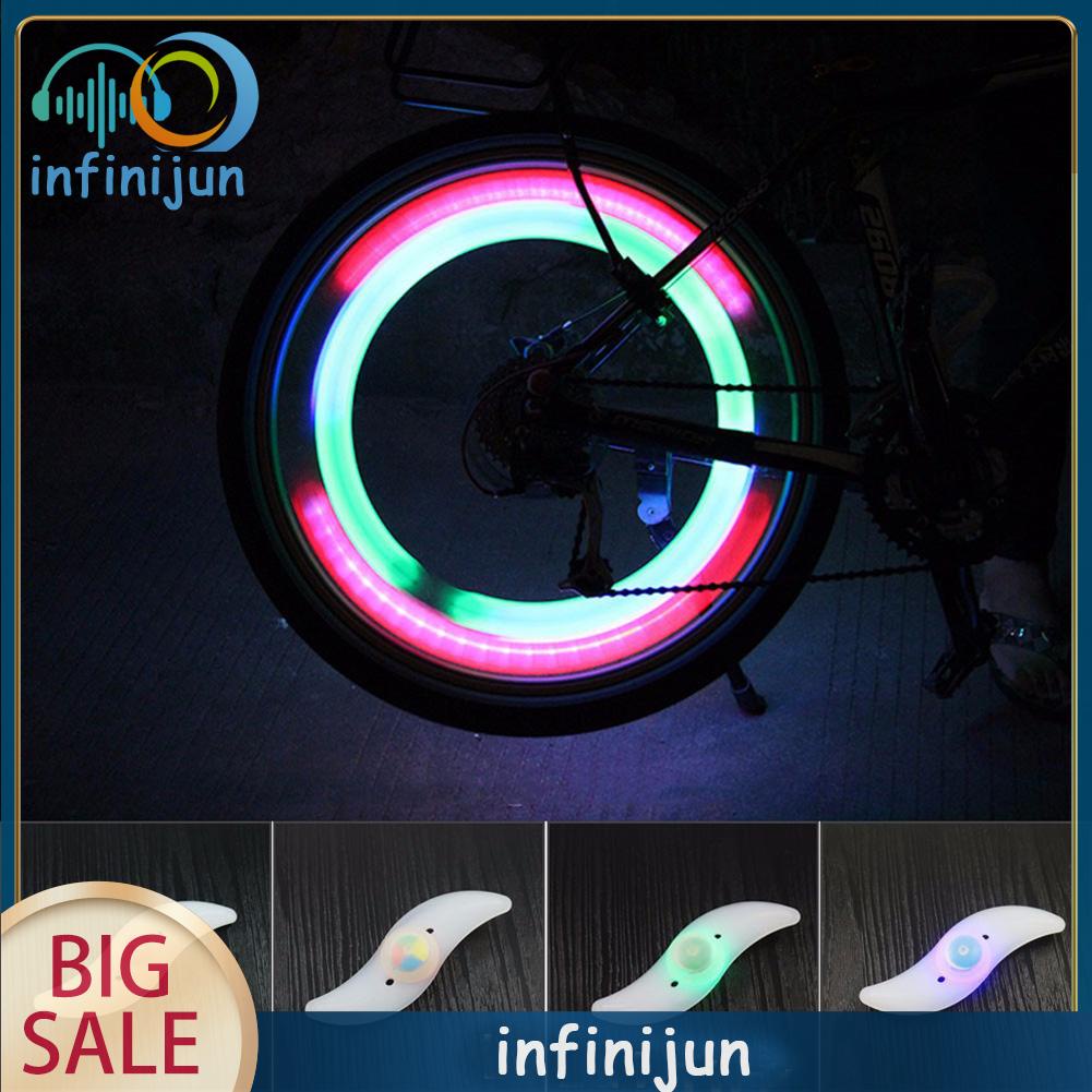 Đèn LED Gắn Căm Xe Đạp Chống Thấm Nước Thiết Kế Vỏ Rỗng Độc Đáo