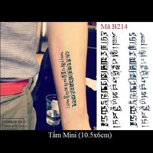 Hình xăm Mini Nam - B214