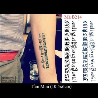 Hình xăm Mini Nam - B214