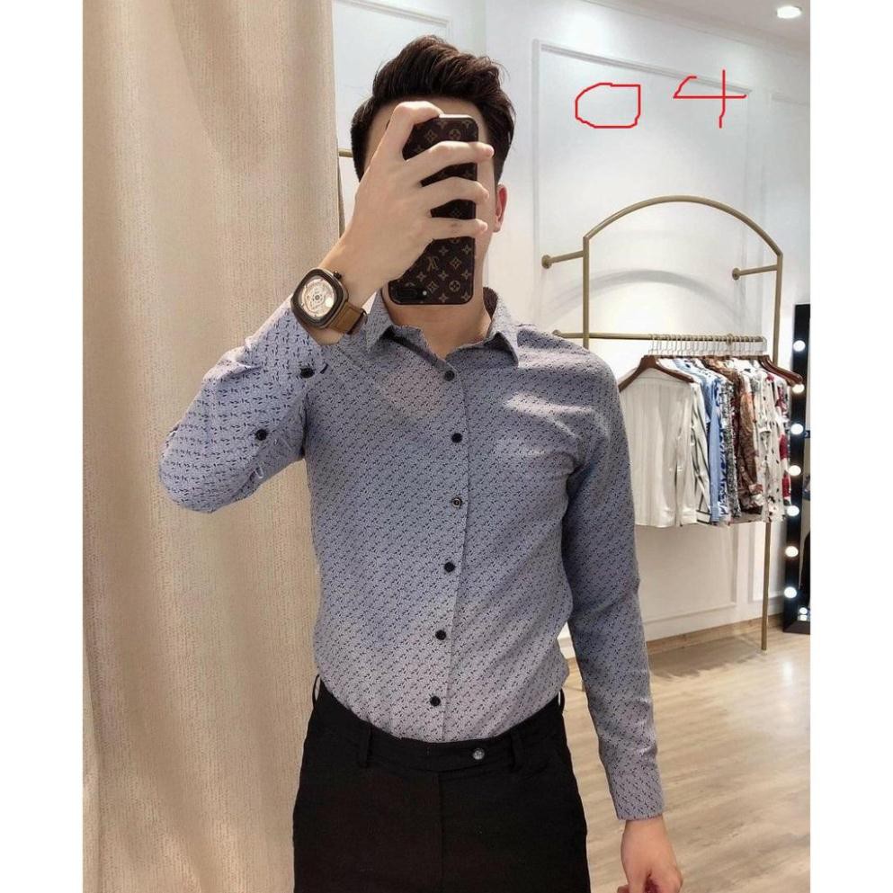 Sơ Mi Nam Họa Tiết Nhỏ,,Áo công sở, Áo Sơ Mi hàn quốc Cực Kỳ sang Trọng, Lịch Sự, Dáng cực đẹp | BigBuy360 - bigbuy360.vn