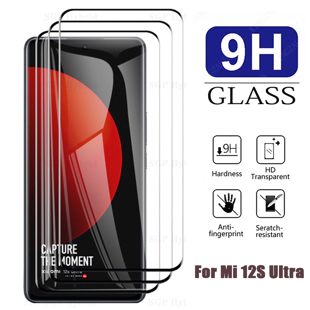 Kính Cường Lực Bảo Vệ Màn Hình HD 9H Chống Dấu Vân Tay Cho Xiaomi Mi 12S Ultra 2.5D