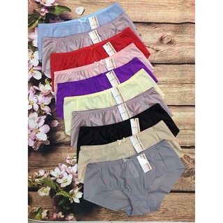 Combo 5 quần lót nữ lụa trơn tàng hình Mara 699