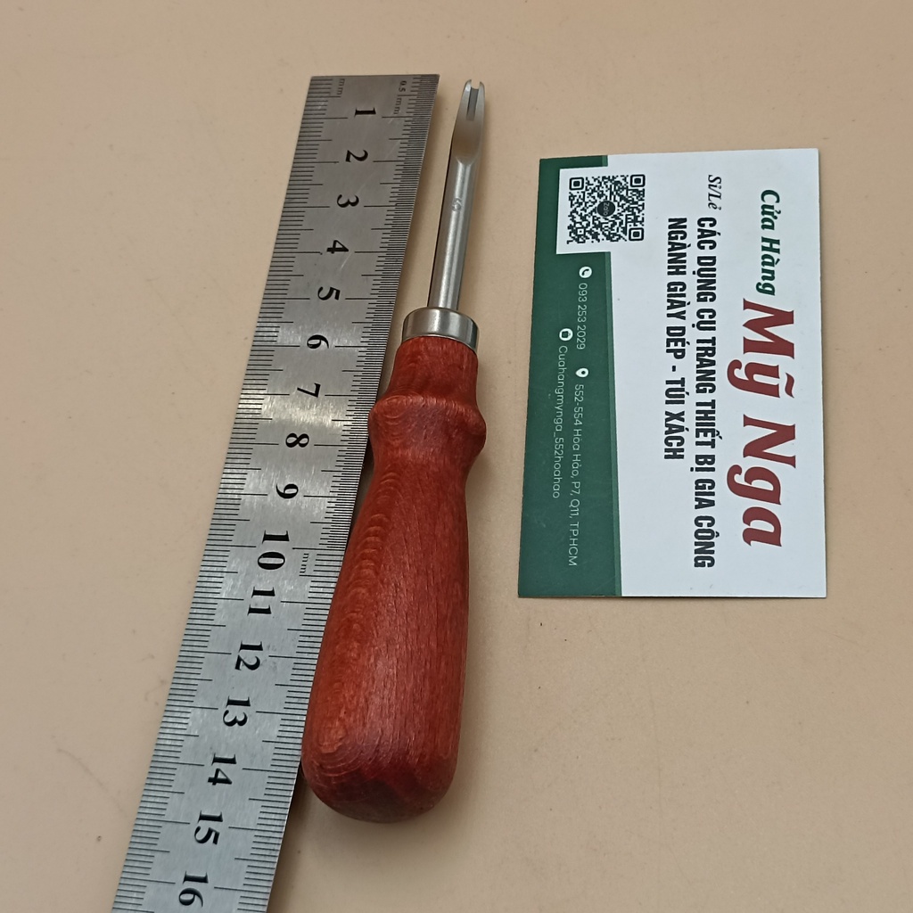 Cây sủi cạnh da cán gỗ chuyên dùng cho đồ da handmade