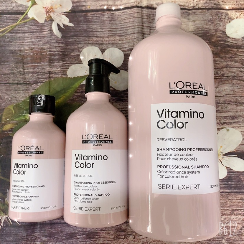 DẦU GỘI CHĂM SÓC TÓC NHUỘM LOREAL VITAMINO COLOUR 300ml/500ml/1500ml