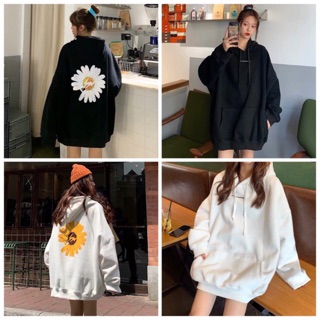 áo hoodie vải nỉ lót bông dày dặn thêu Bông