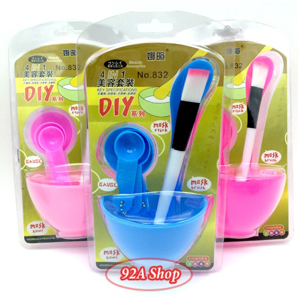 [MAKEUP TOOLS] BỘ BÁT TRỘN MỸ PHẨM 6 MÓN