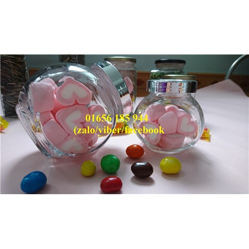 Hũ thủy tinh hai đáy, hũ nghiêng 180ml | BigBuy360 - bigbuy360.vn