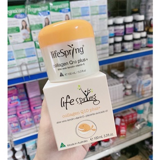 Kem nhau thai cừu Lifespring Collagen Q10 Plus+  Úc