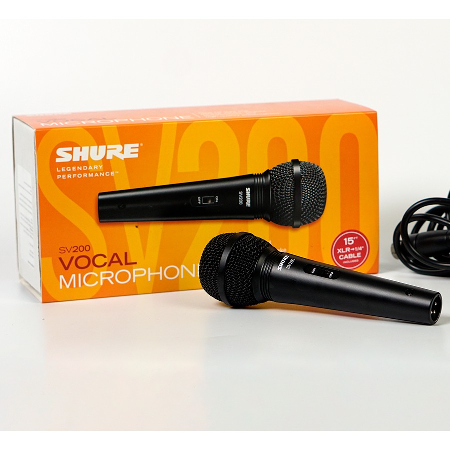 Micro Shure SV200 - Hàng chính hãng - karaoke - chất lượng cao giá tốt