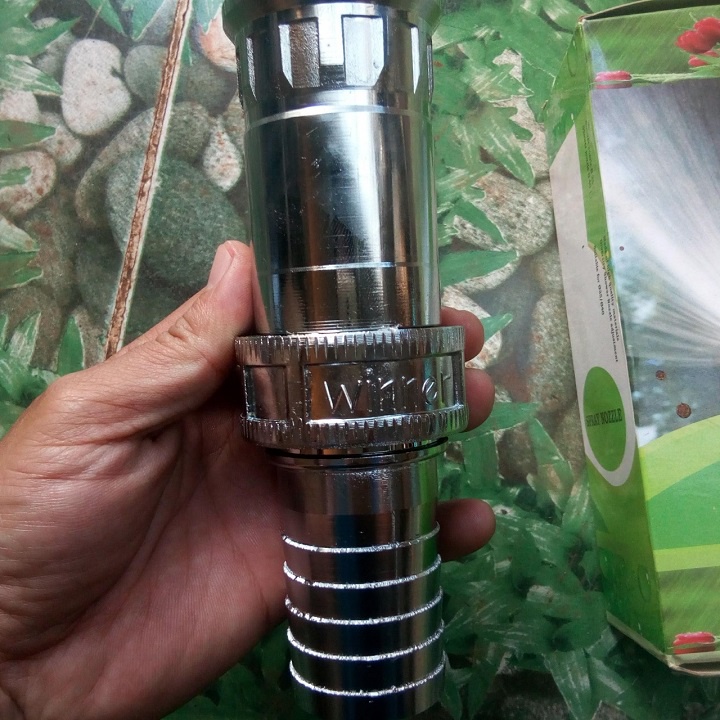 VÒI TƯỚI CÂY INOX ĐA NĂNG CẦM TAY WINNER GẮN ỐNG PHI 35, PHI 40. VÒI TƯỚI NÔNG NGHIỆP INOX CHẤT LƯỢNG