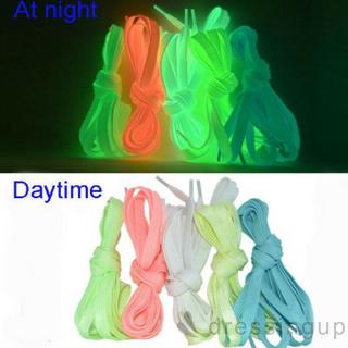 D❃♪6 cặp dây giày đàn hồi thể thao huỳnh quang có độ dài khác nhau