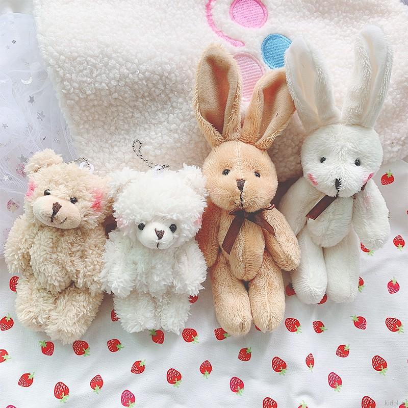 Mặt phụ kiện hình thú nhồi bông dùng làm móc khóa phong cách Hàn Quốc đáng yêu