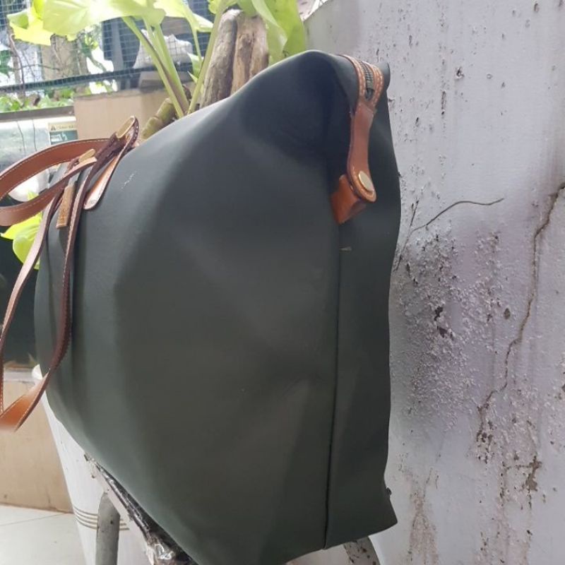 TÚI SI DU LỊCH, CHẤT DÙ PHỐI DÂY QUAI DA MỘC- LỖI QUAI BUNG CHỈ - SALE BOOM