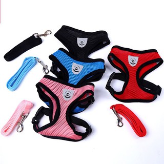 Set áo yếm kèm dây dắt thú cưng dễ thương