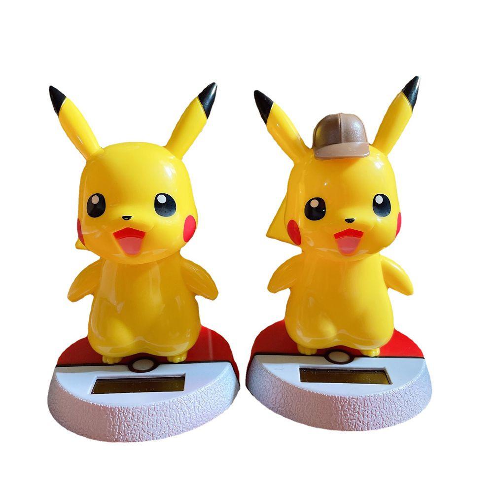 Norman Mô Hình Pikachu Trang Trí Xe Hơi Chạy Bằng Năng Lượng Mặt Trời