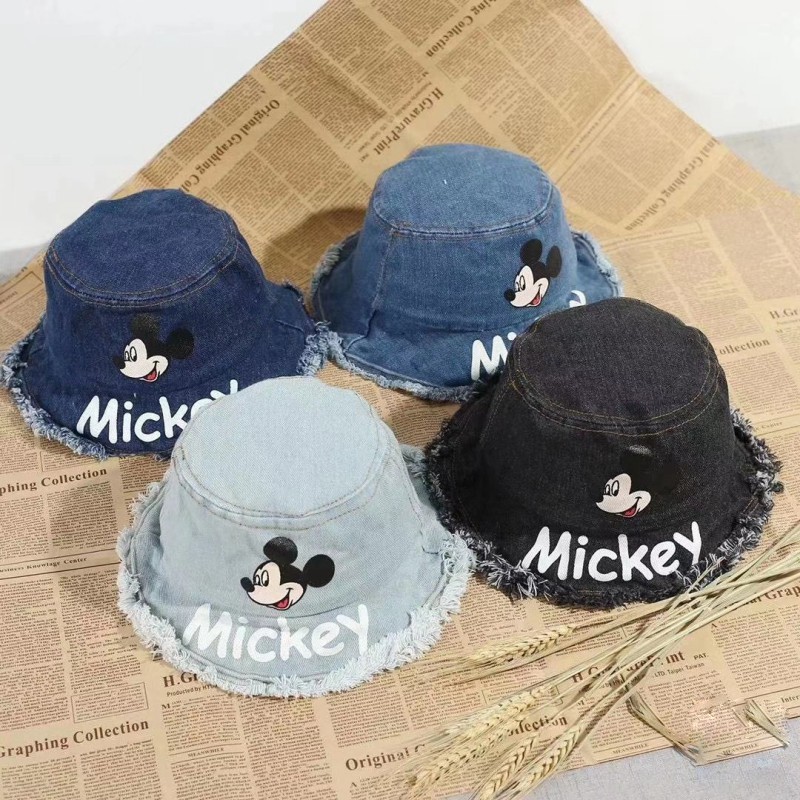 Baby Girls Boys Hat Summer Korean Cute Cartoon Print Mouse Mickey Hats